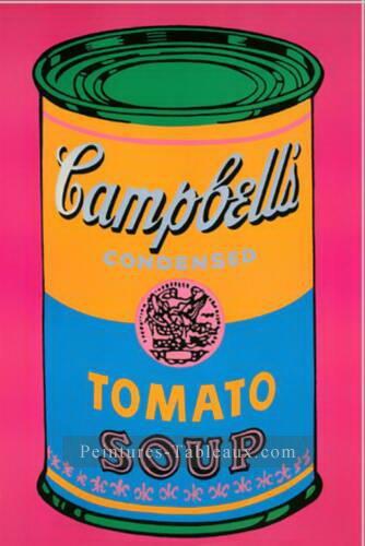 Campbell Soupe Tomate Andy Warhol Peintures à l'huile